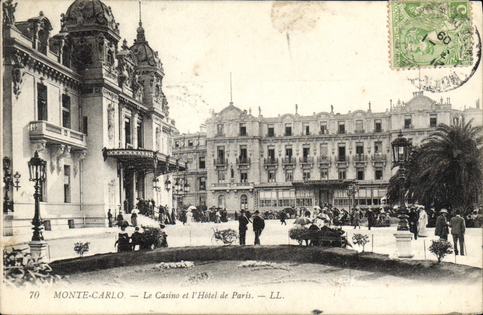 CPA Monaco Le Casino et L'Hotel de Paris