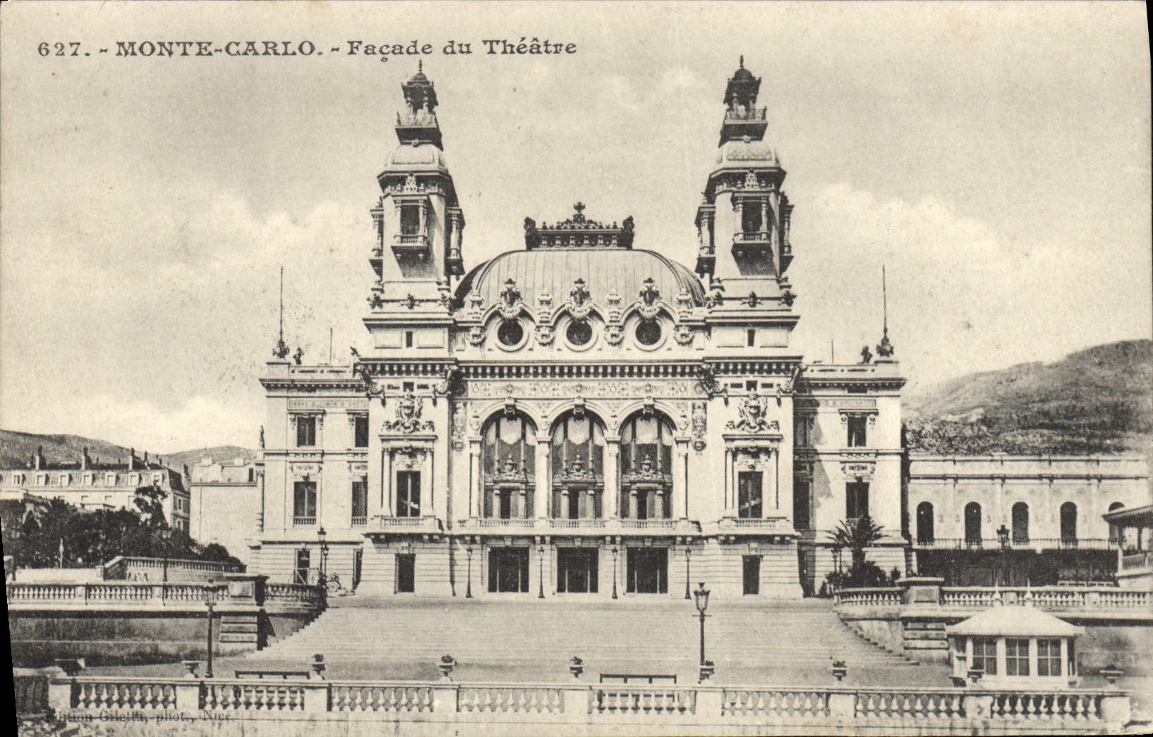 CPA Monte Carlo Facade du Theatre
