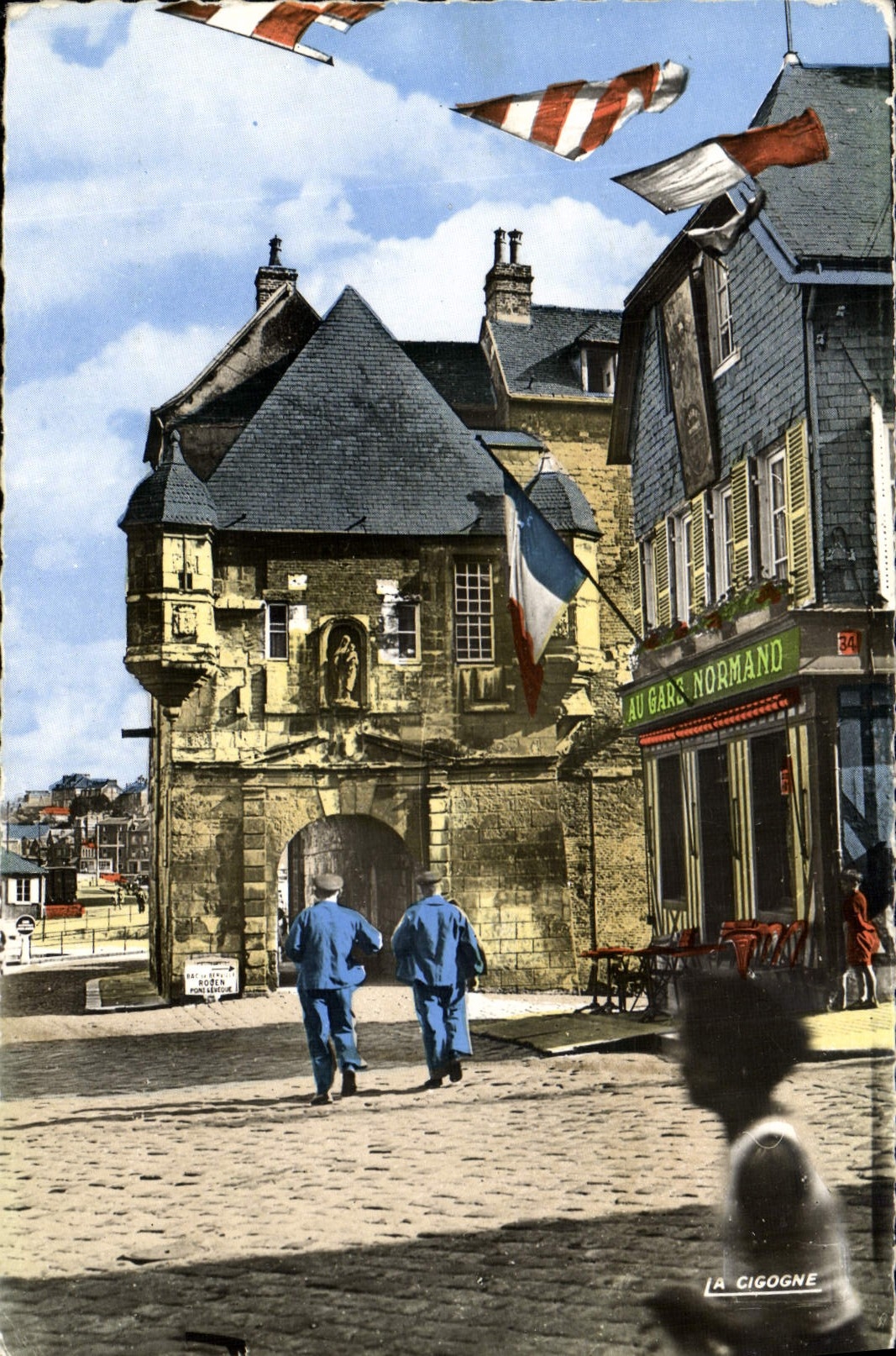 MODERN CARD Honfleur the lieutenancr