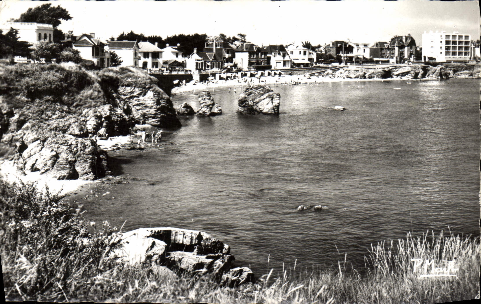 POSTAL MODERNA Croix de Vie el campo común de Hilario Saint la manija de la pala tiene Parteau