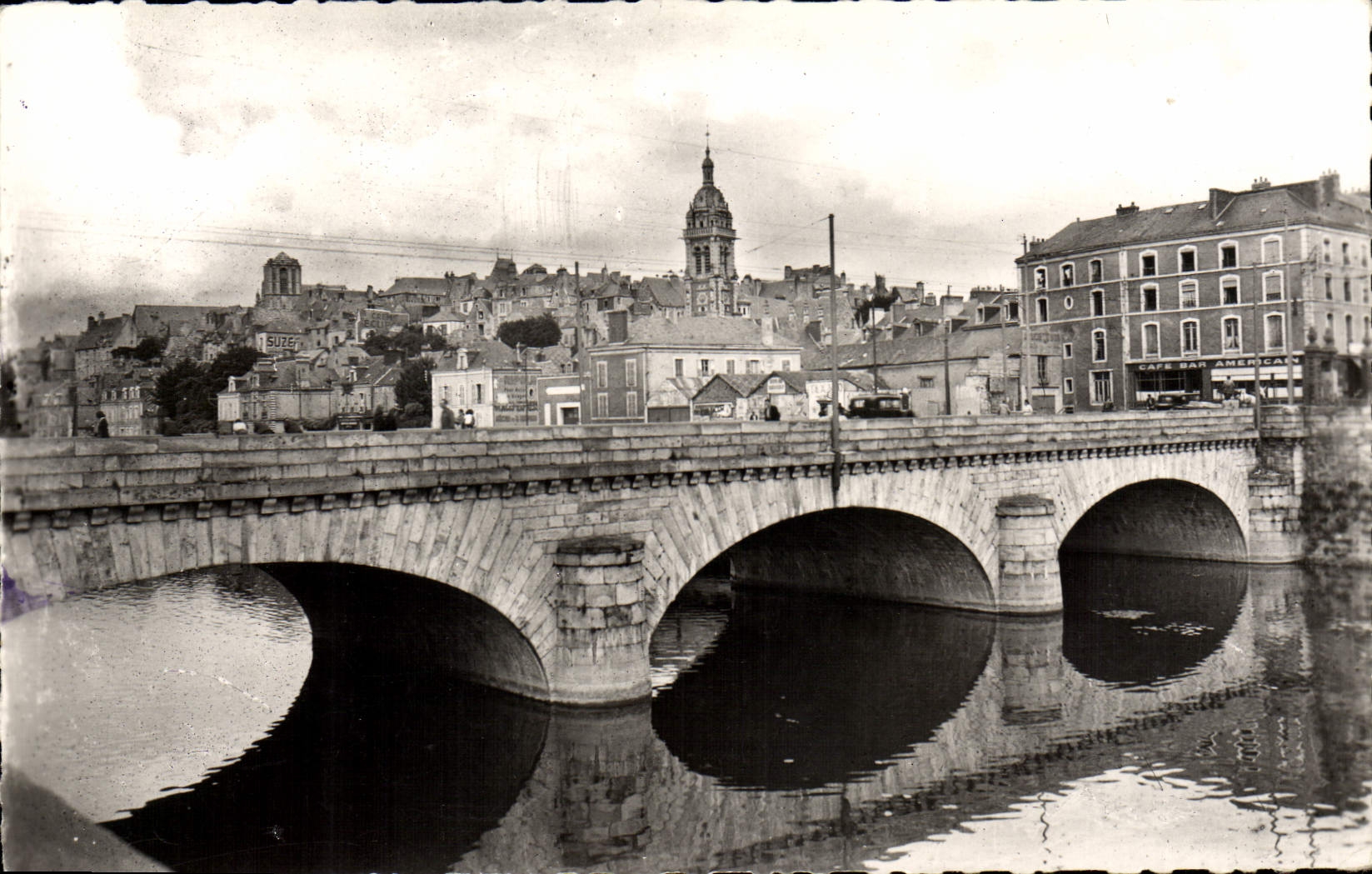 MODERN CARD Mans the Gambetta Bridge