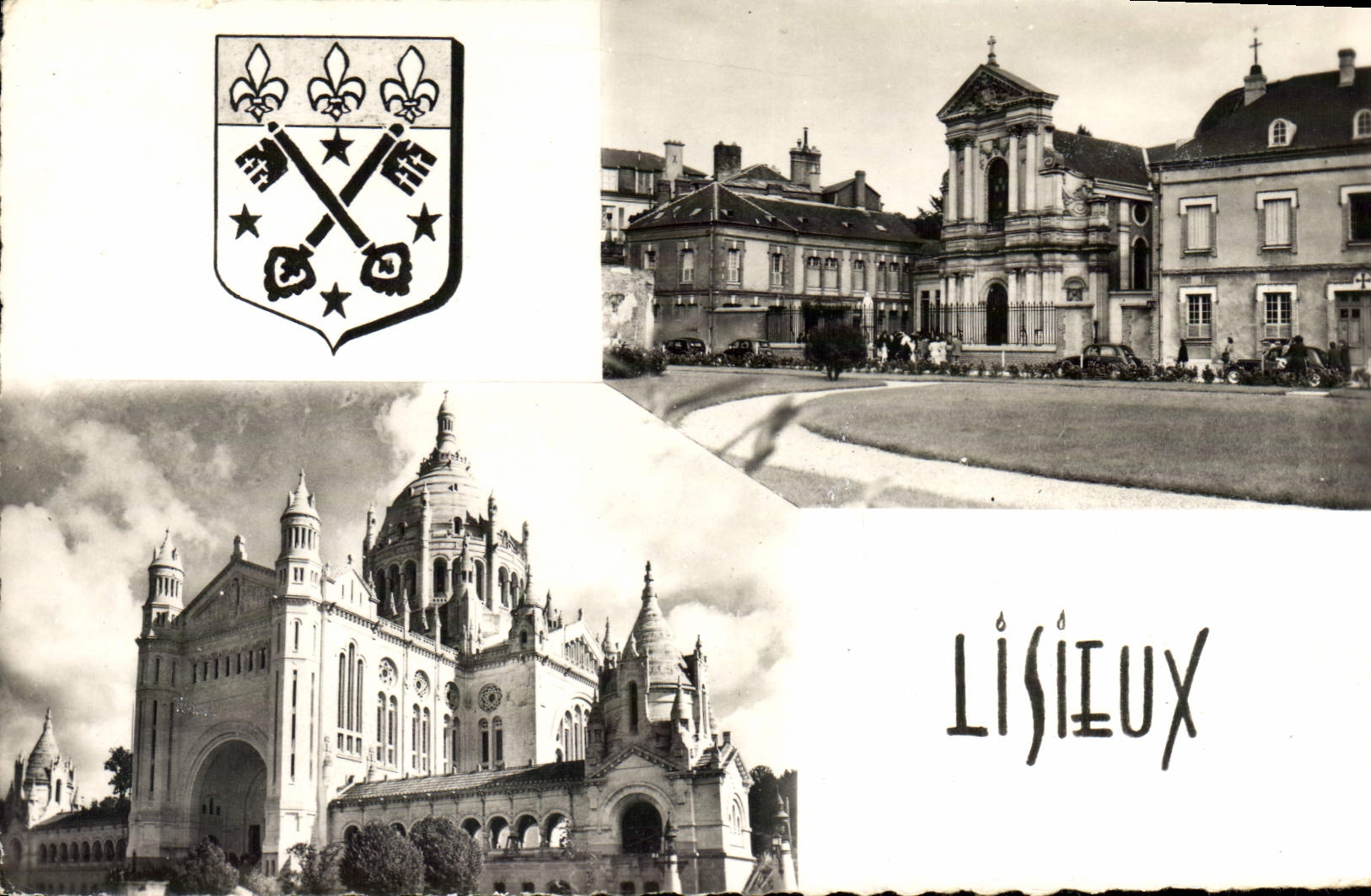 MODERN CARD Lisieux the carmel the basilica