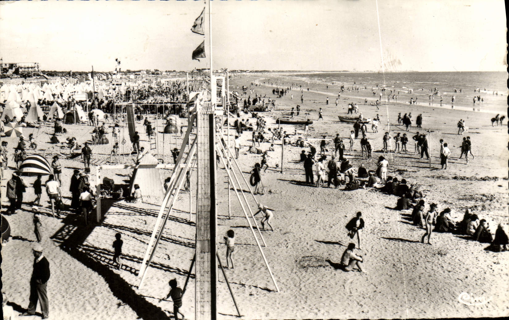 CPM St Jean de Monts La Plage Football Voleyy Ball Volley-Ball