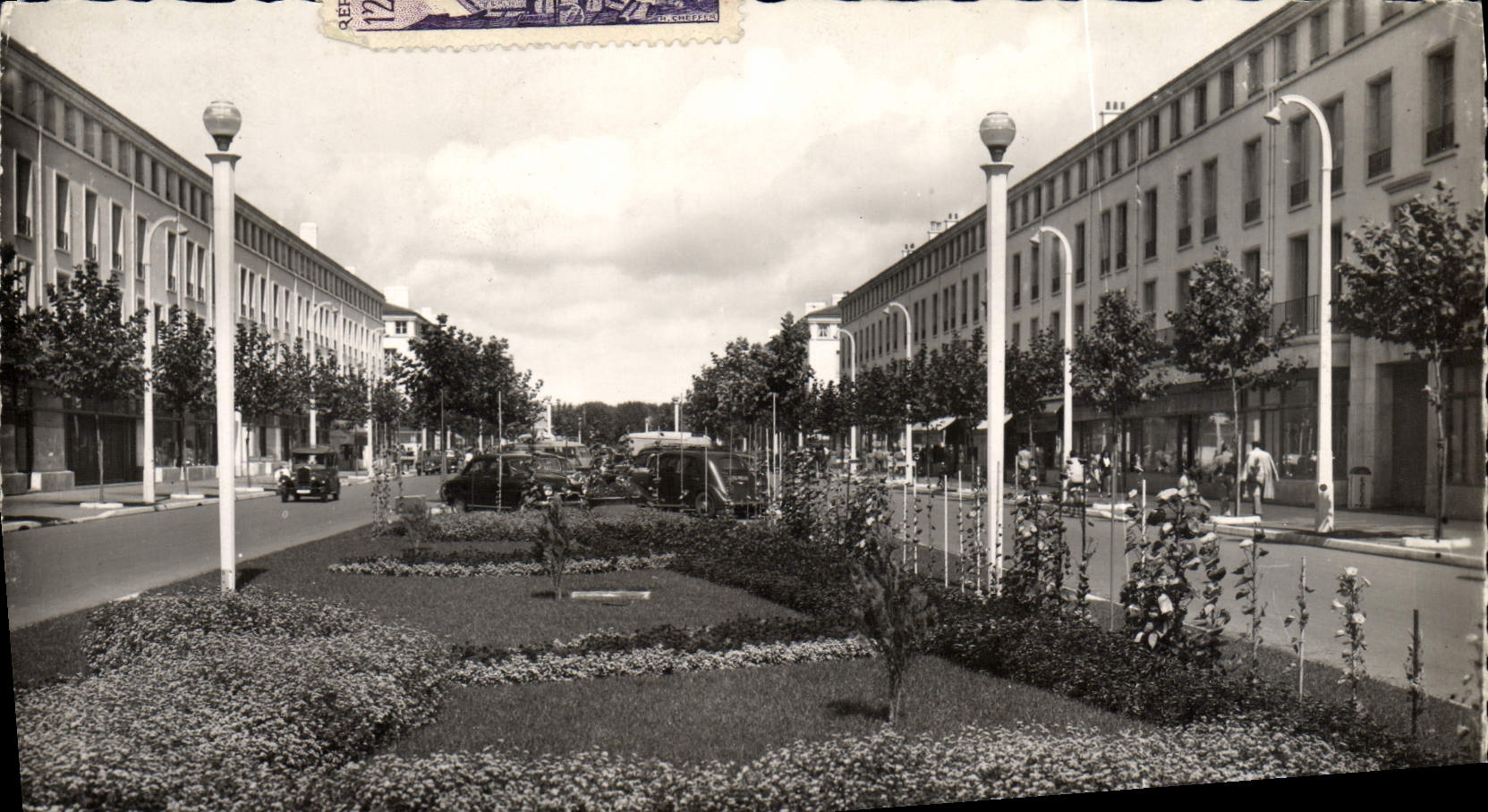 POSTAL MODERNA bulevar Aristide Briand de Royan