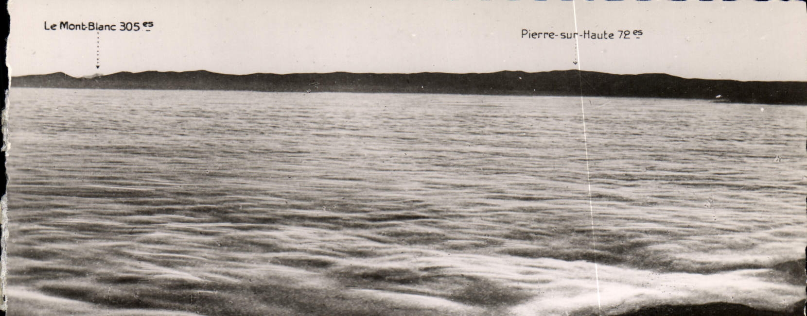 CPM A l'aube naissante le Mt Blanc vu de l'Observatoire du Puy de Dome