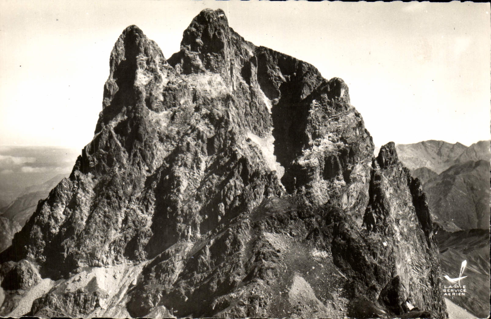 MODERN CARD Gabas Peak of the South of Ossau