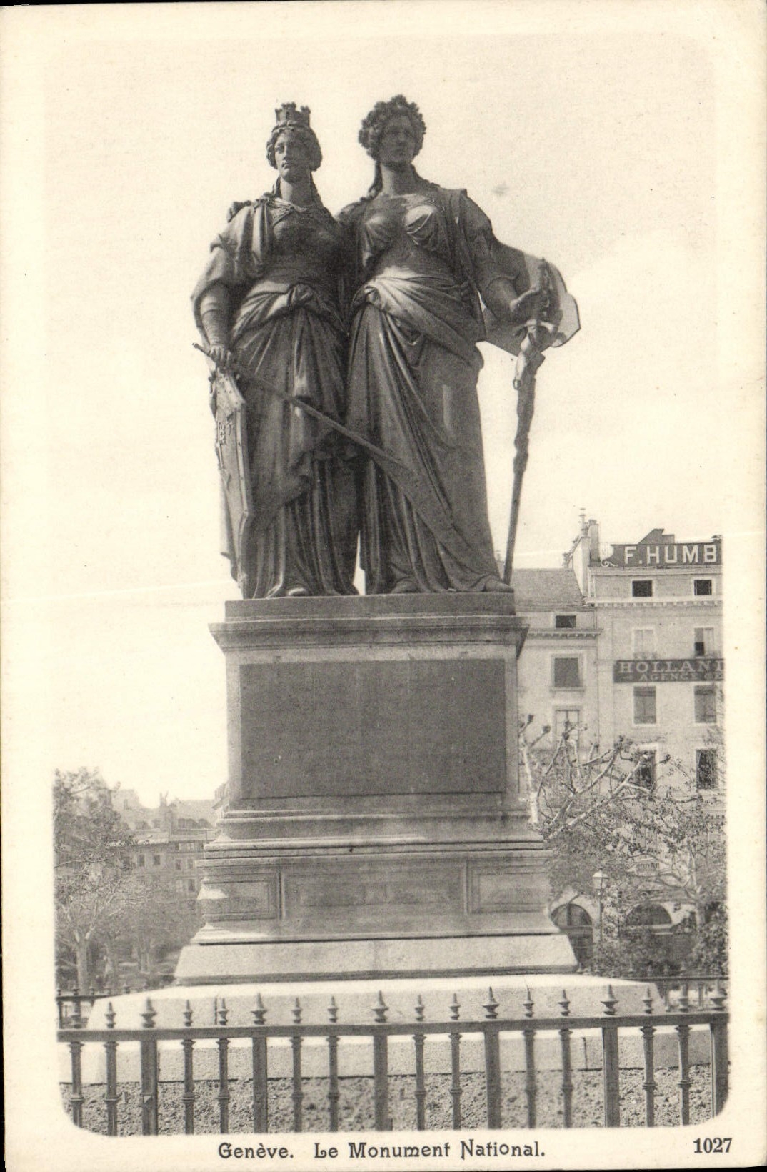 CPA Geneve Le Monument Nafional