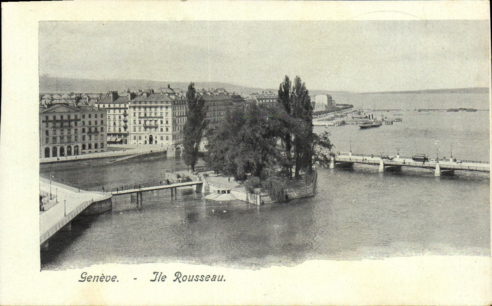 CPA Geneve Ile Rousseau