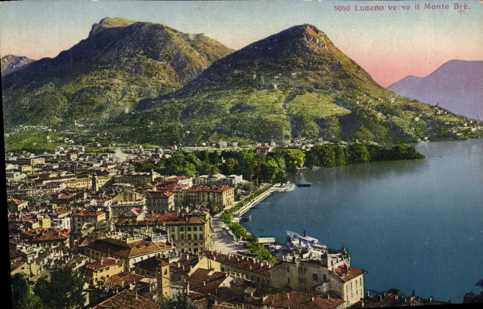 CPA Lugano Verso il Monte Bre