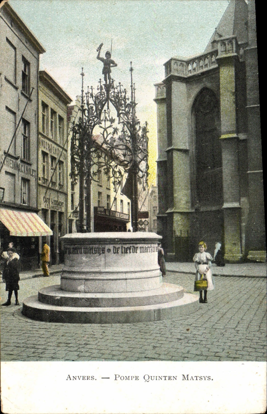 La POSTAL Amberes de la VENDIMIA bombea Quinten Matsys