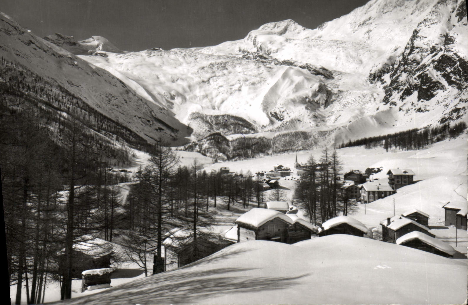 MODERN CARD Saas Fairy Allalinhorn Alphubel Feegletscher