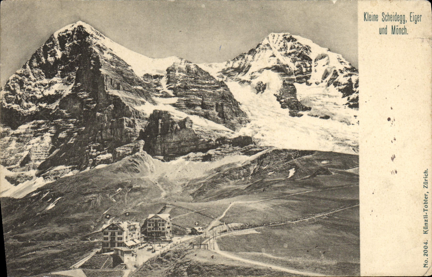 CPA Kleine Scheidegg Eiger Und Monch 