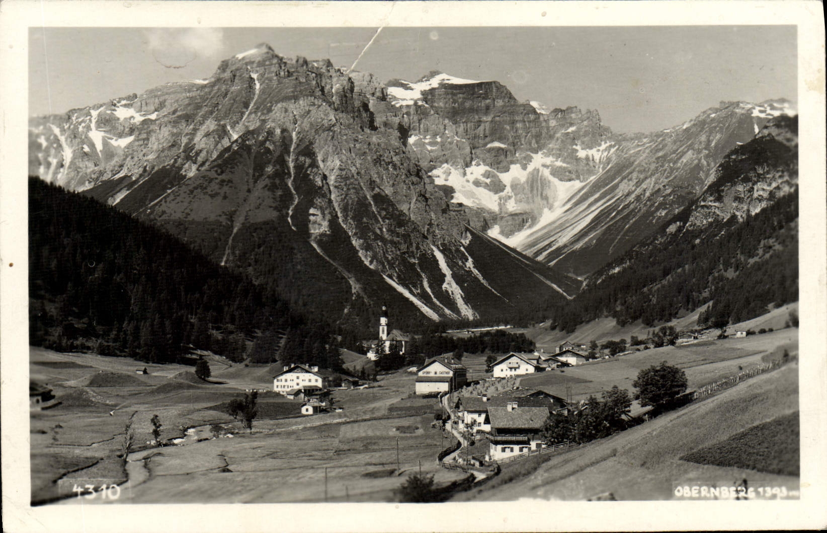 VINTAGE POSTCARD Obernbaerg