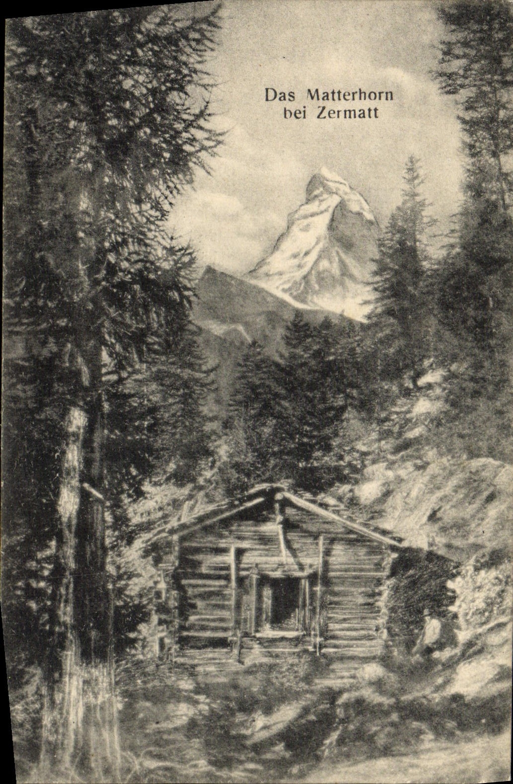 CPA Das Matterhorn Bei Zermatt