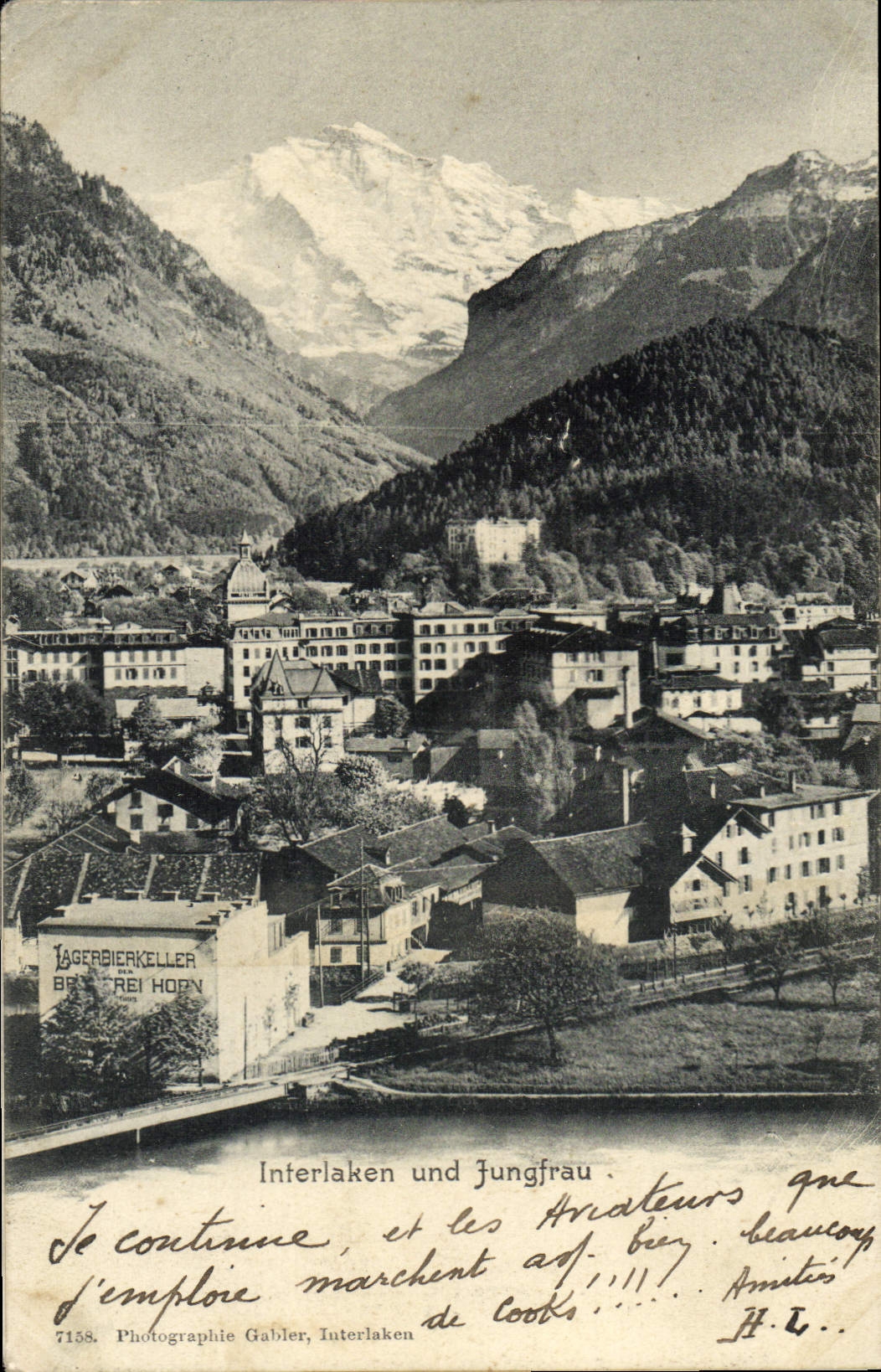 CPA Interlaken Und Fungfrau