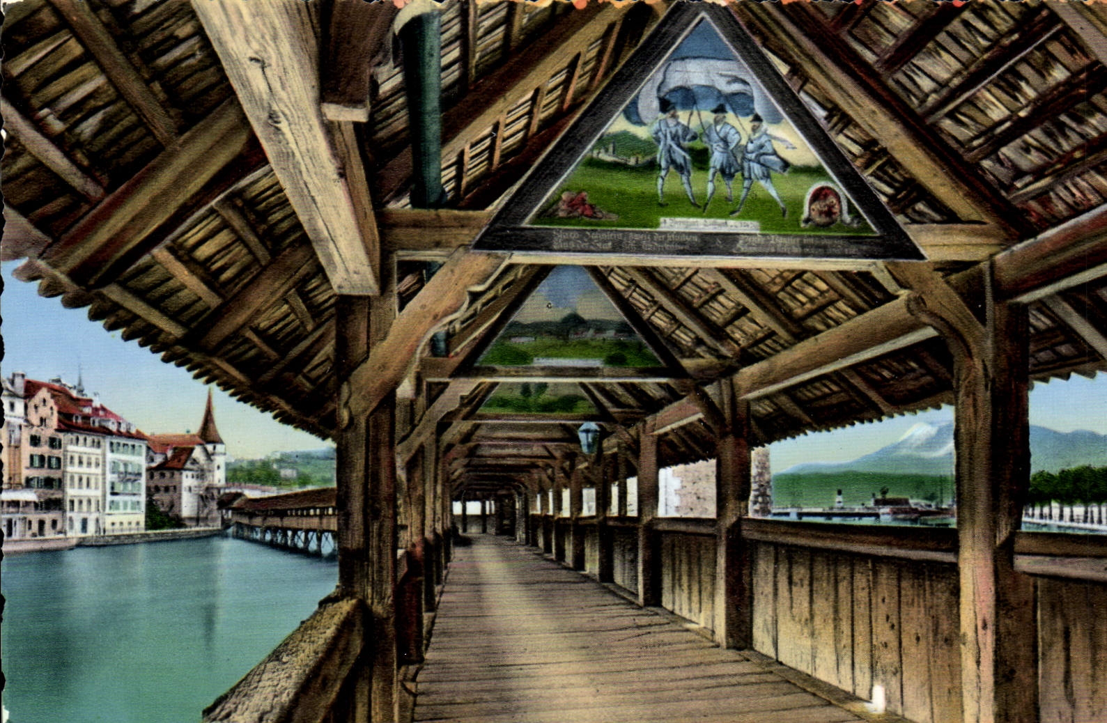 CPA Luzern Kapellbrucke