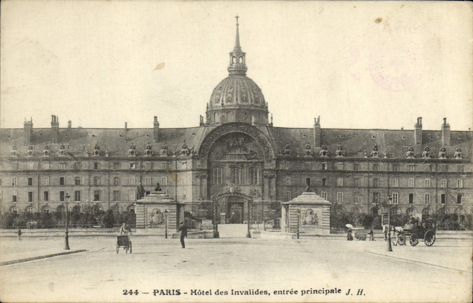 CPA Paris Hotel De Invalides Entree Principale