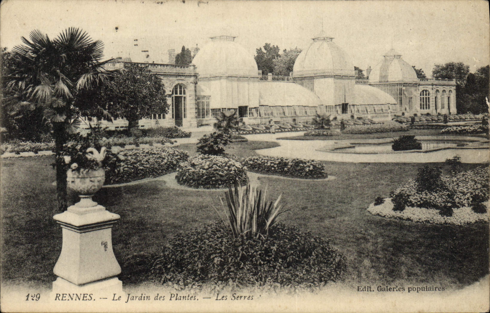 CPA Rennes Le Jardin Des Plantes Les Serres