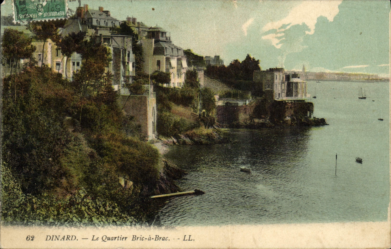 CPA Dinard Le Quartier Bric A Brac