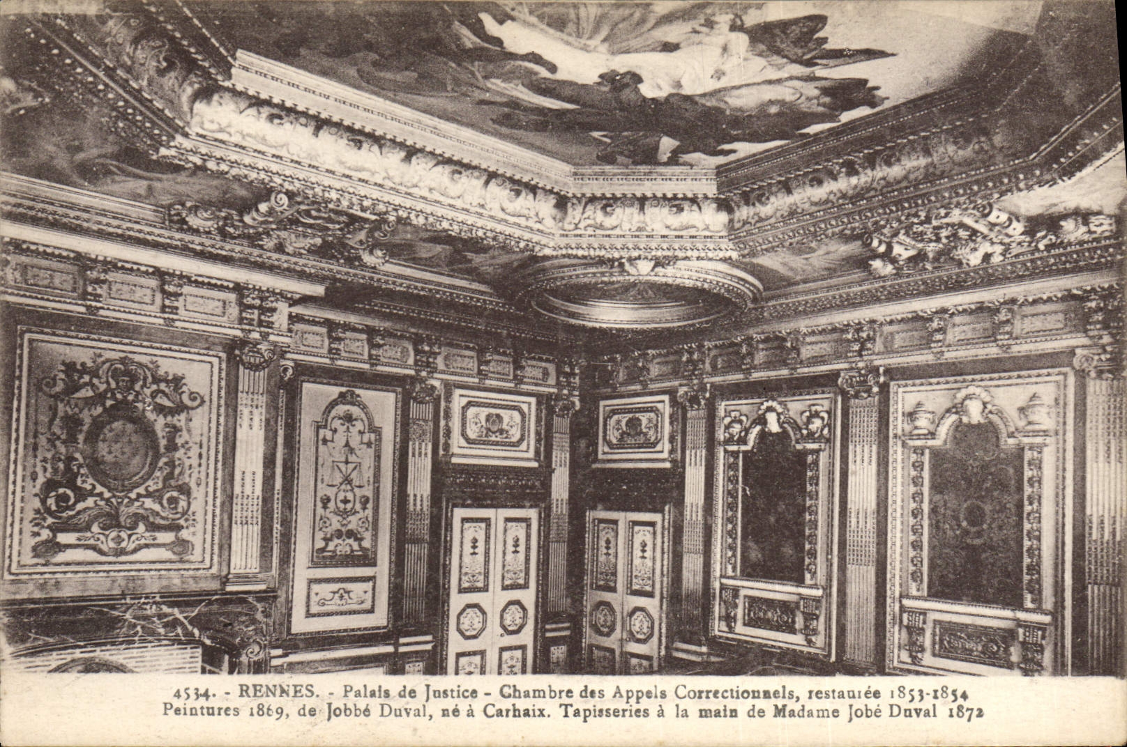 CPA Rennes Palais De Justice Chambre Des Appels correctionnels
