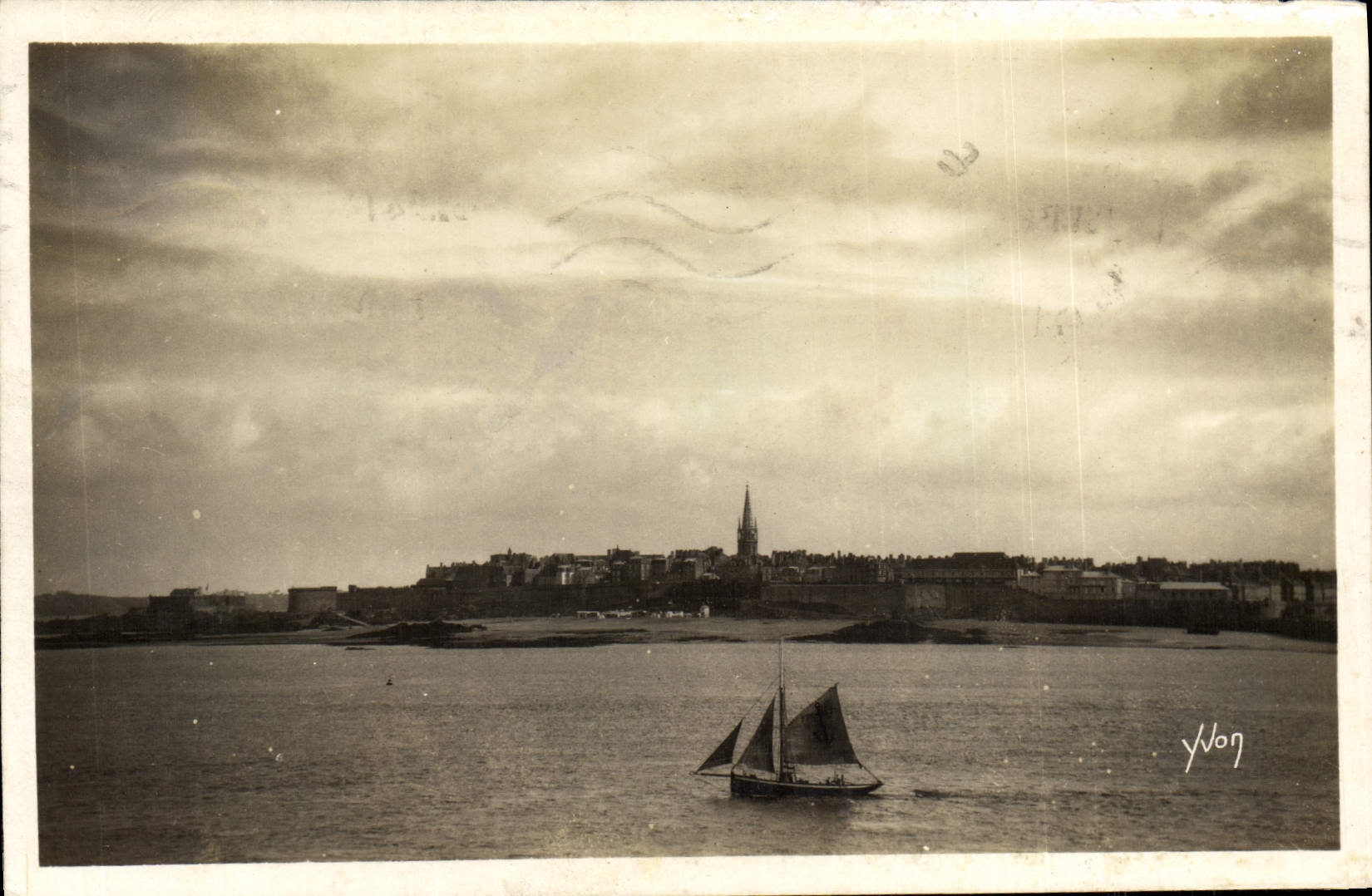 CPM La Douce France Saint Malo Vue Generale Prise De Dinard
