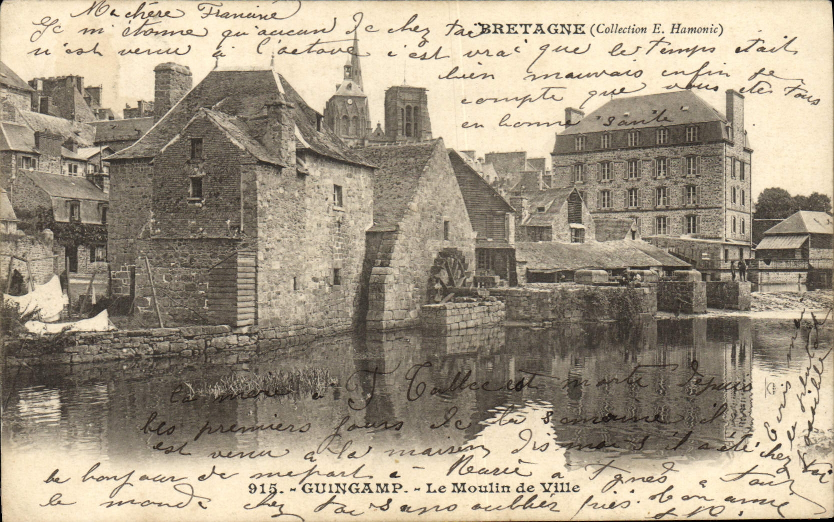 CPA Guingamp Le Moulin de Ville