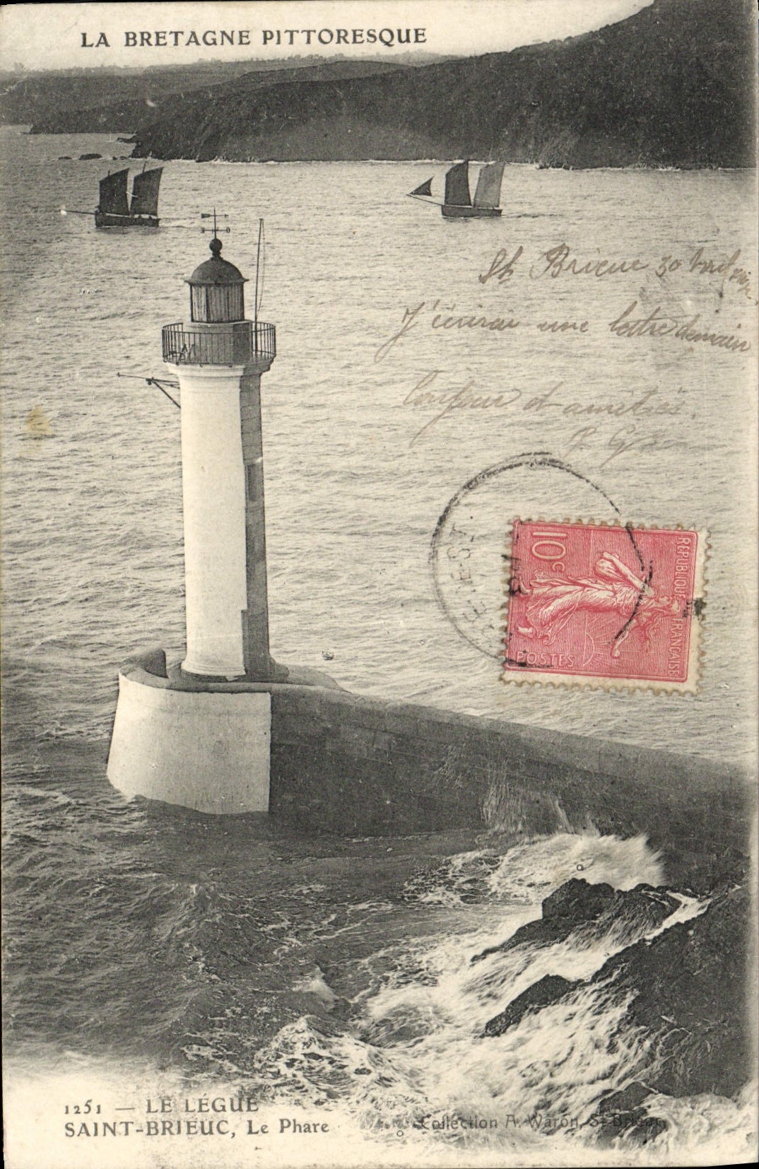 CPA Le Legue Saint Brieuc Le Phare