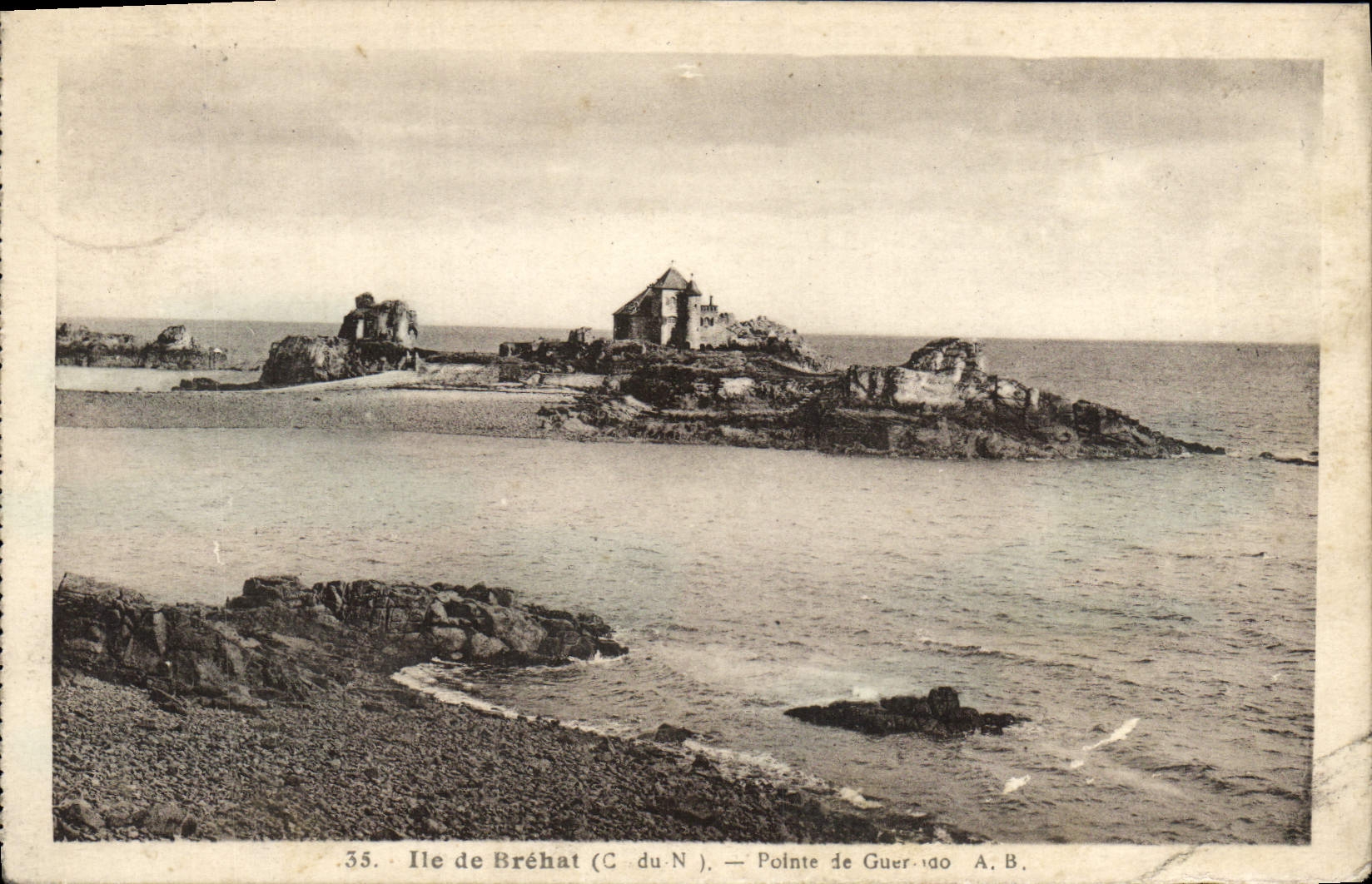 CPA Ile de Brehat Pointe de Guer