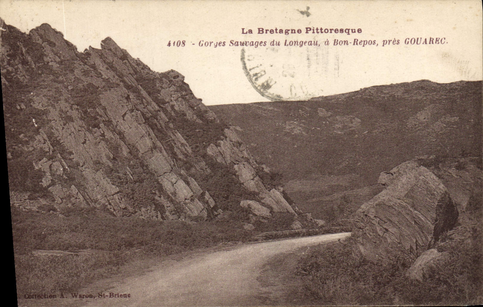 CPA Gorges sauvages du Longeau a Bon repos pres Gouarec