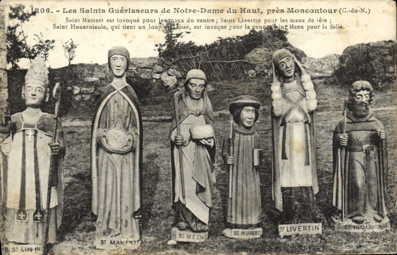 CPA Dinan Les Saints Guerisseurs de Notre Dame du Haut pres Montcontour
