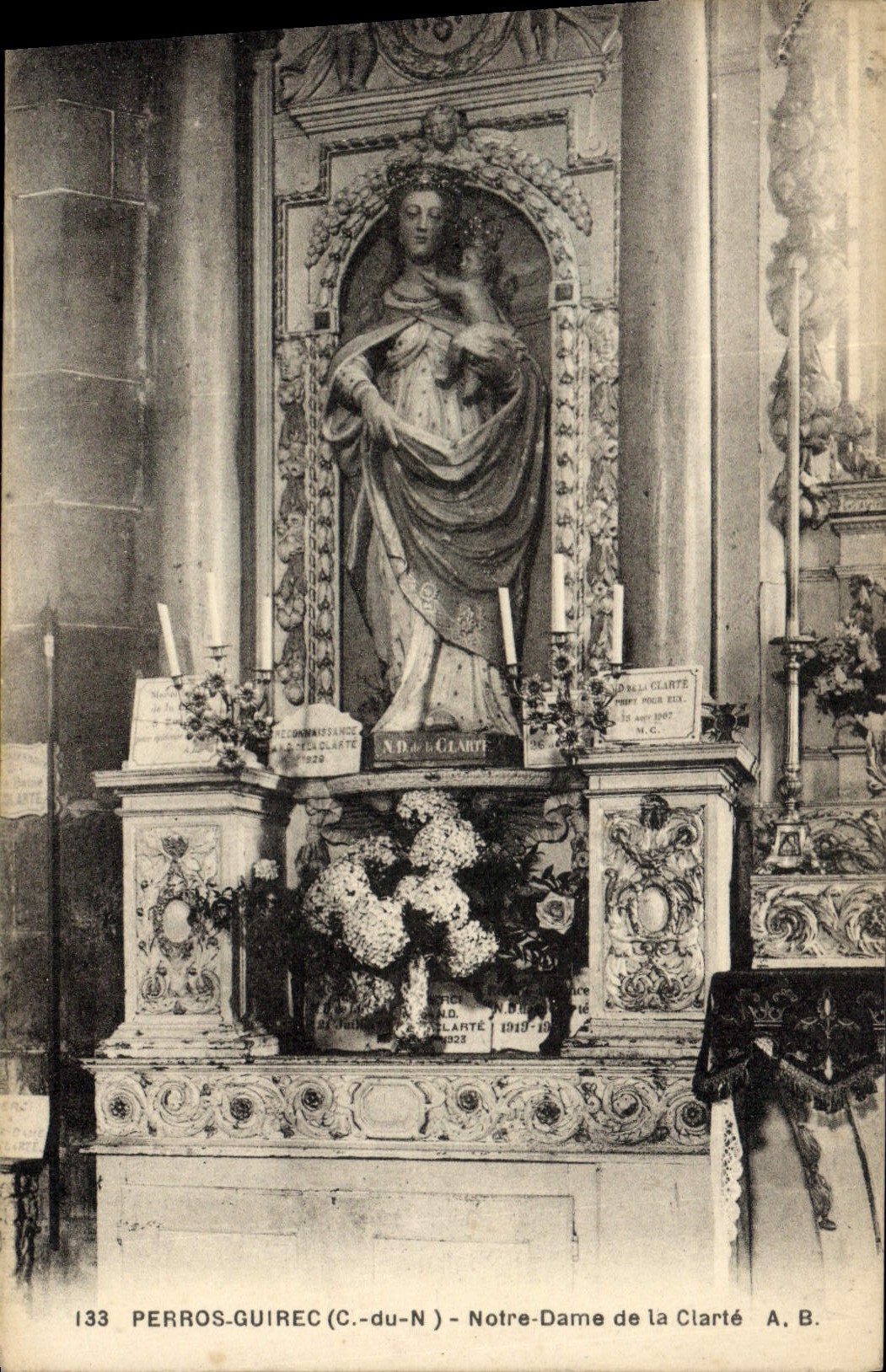 CPA Perros Guirec Notre Dame de la Clarte