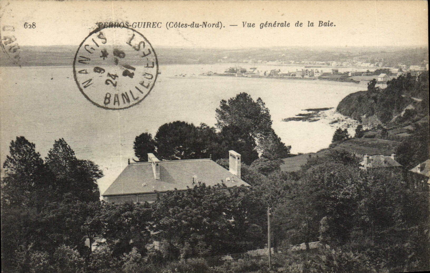 CPA Perros Guirec Vue Generale de la baie