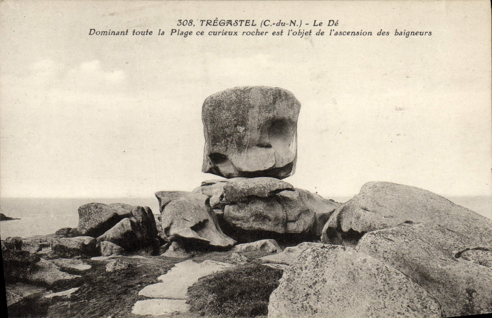 CPA Tregastel Le De 