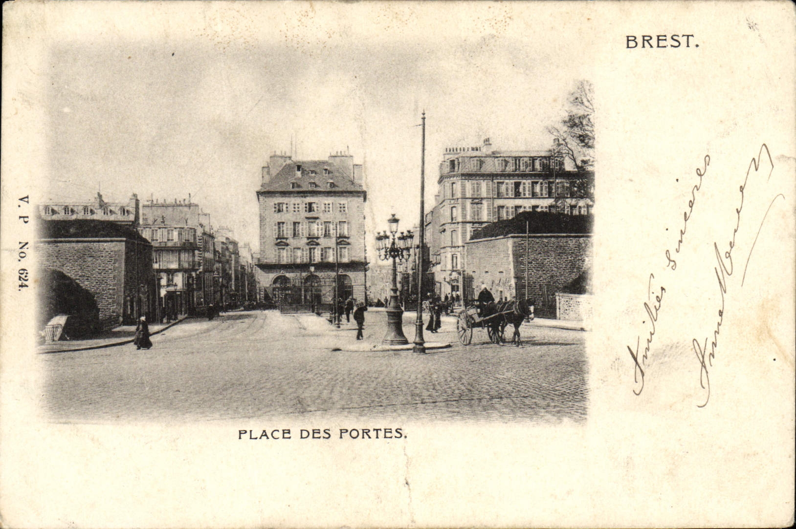 CPA Brest Place Des Portes