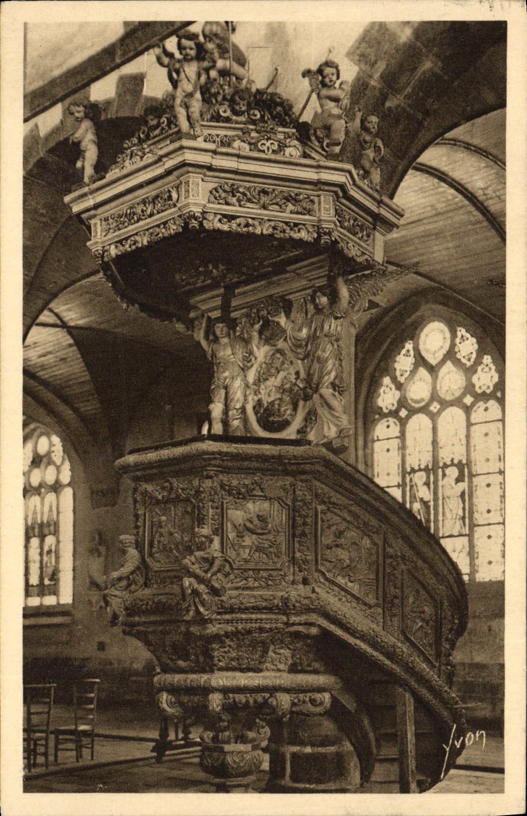 CPA Saint thegonnec La chaire 