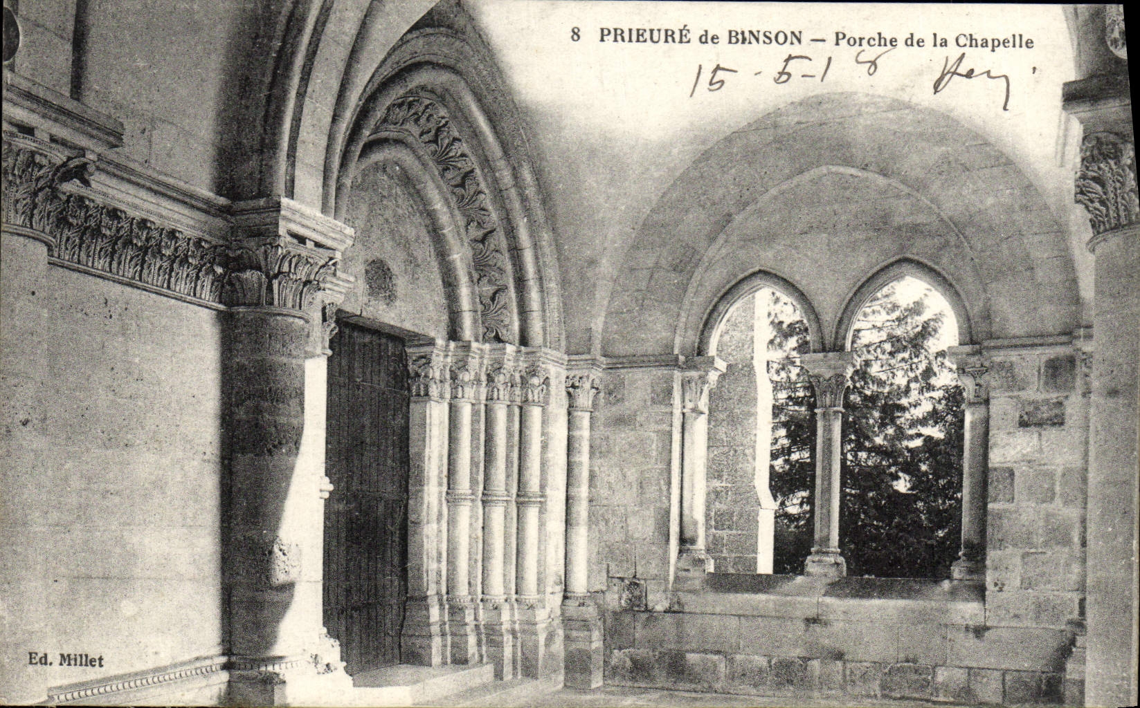 CPA Prieure de Binson Porche de la Chapelle