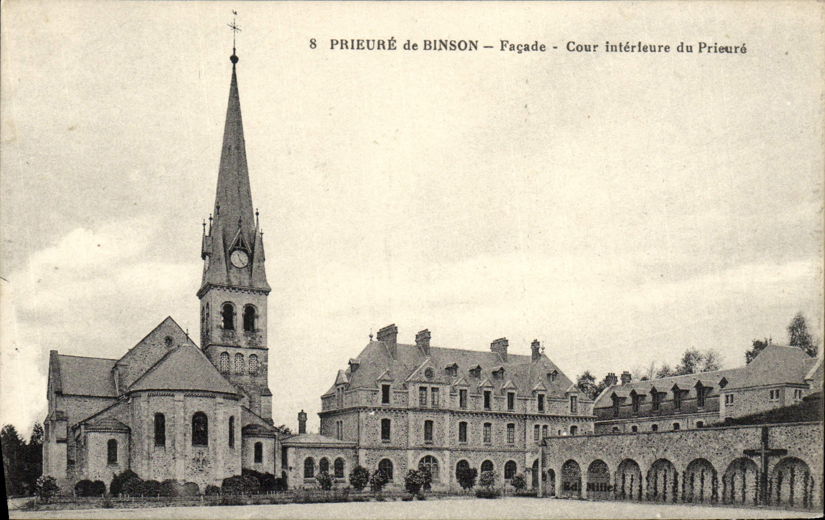 POSTAL Prioress de la VENDIMIA de la corte interior del ataque frontal de Binson de los prioress