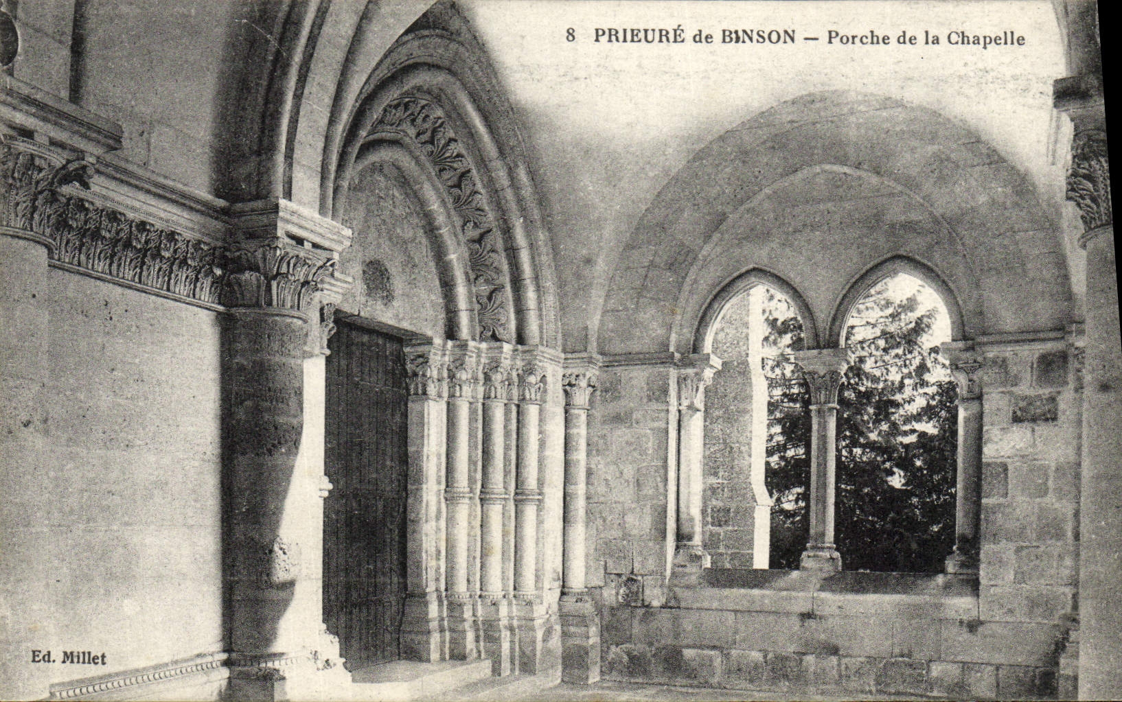 CPA Prieure de Binson Porche de la Chapelle