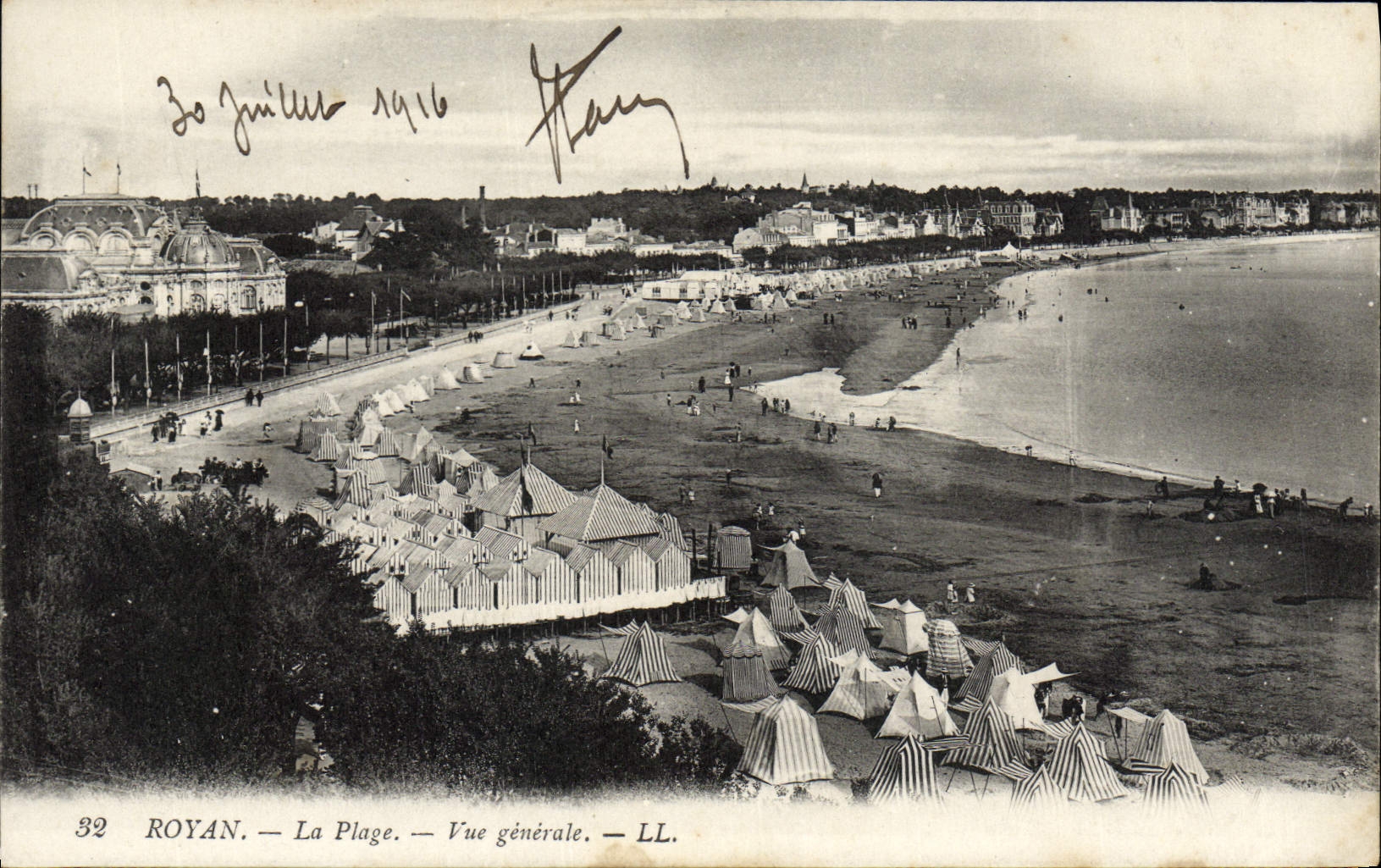 CPA Royan La Plage Vue Generale