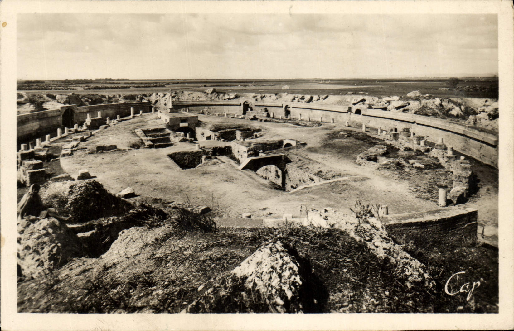 CPA Carthage L'Amphitheatre Vue Generale