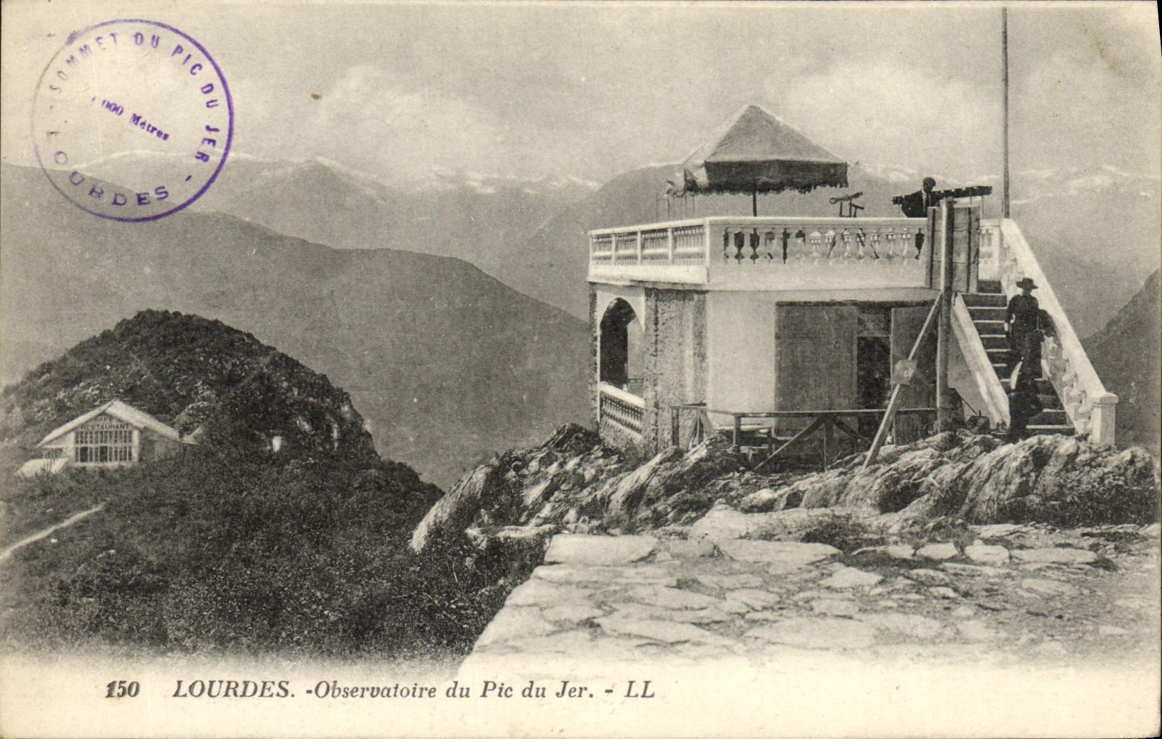 CPA Lourdes Observatoire du Pic du Jer