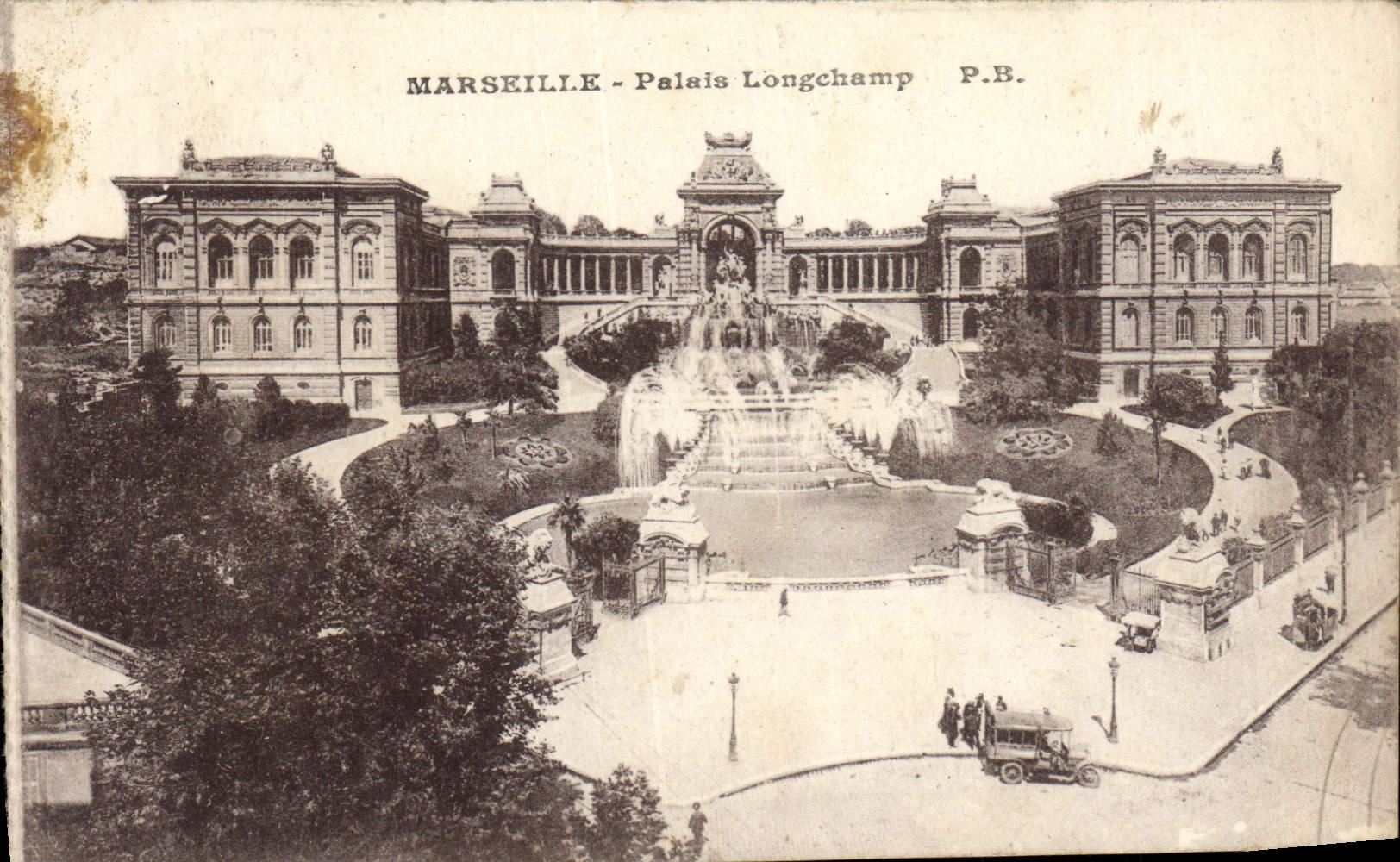 CPA Marseilles Le Palais Longchamp