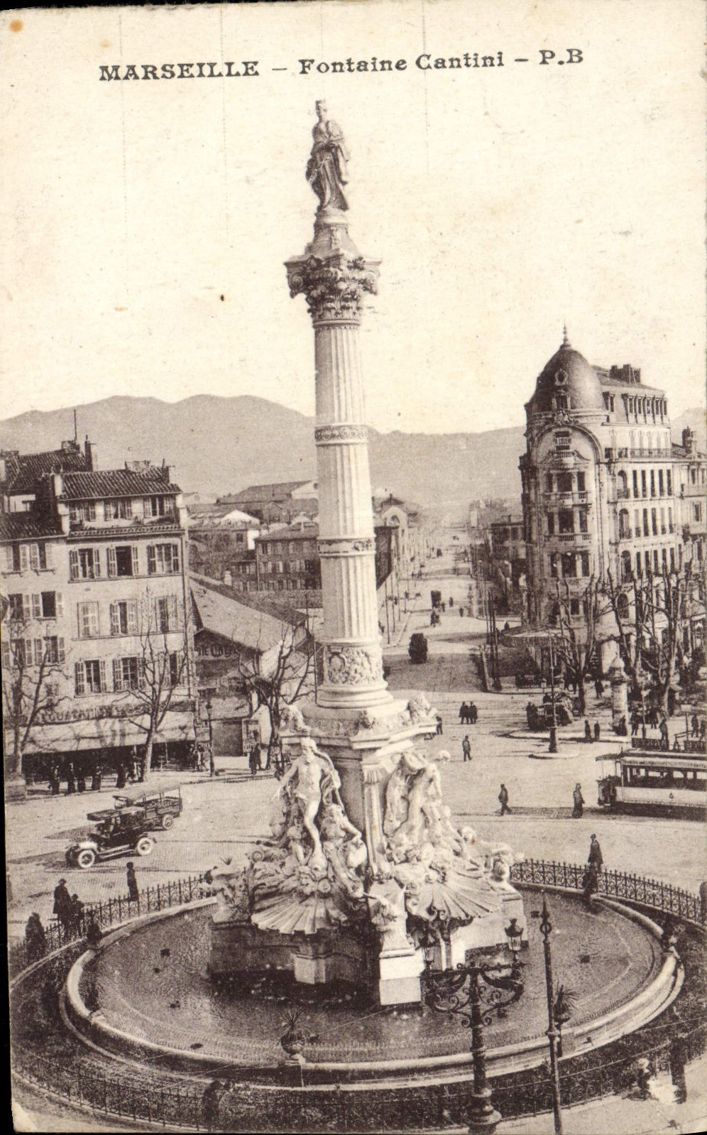 CPA Marseilles Fontaine Cantini