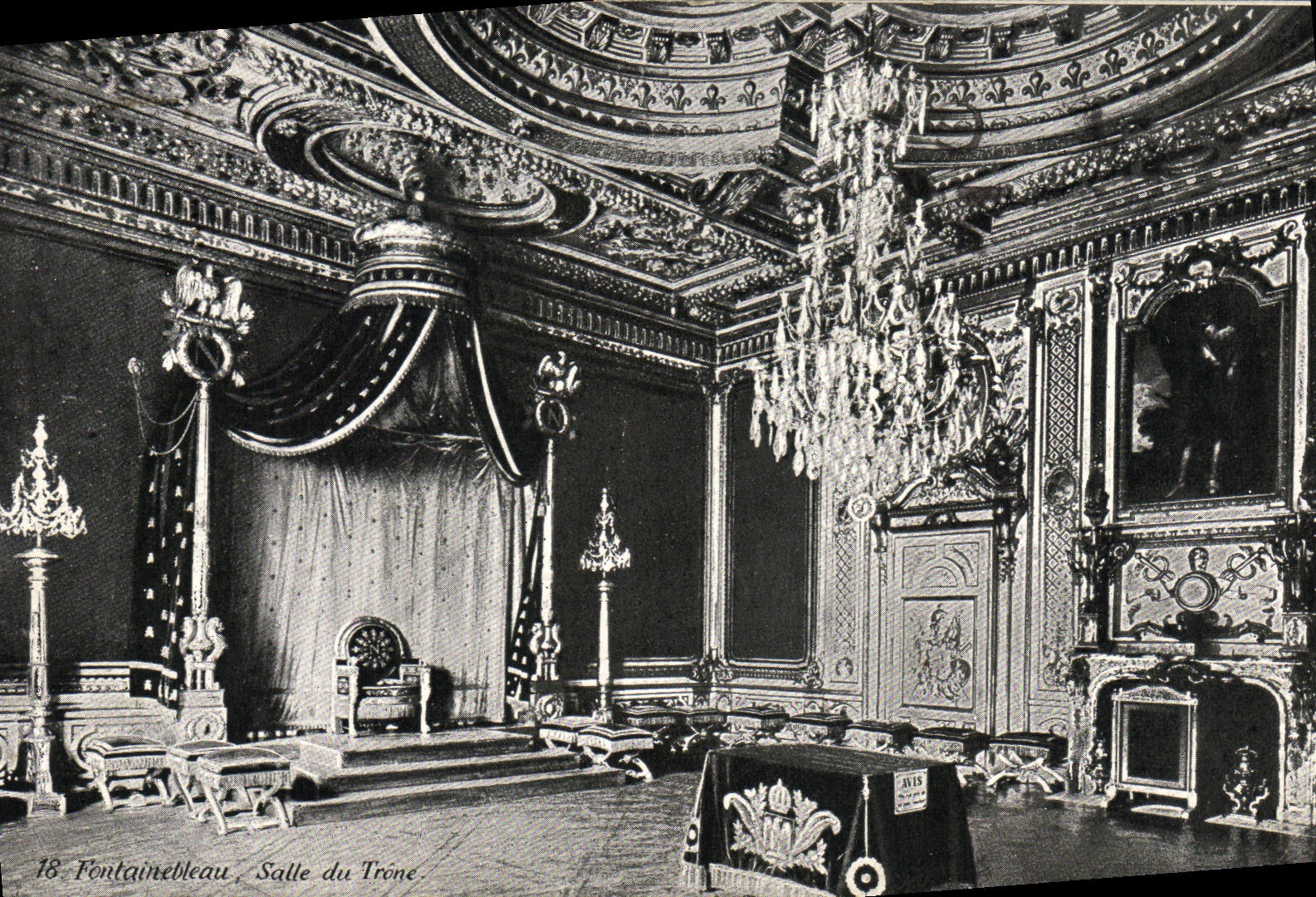 CPA Fontainebleau Salle du trone
