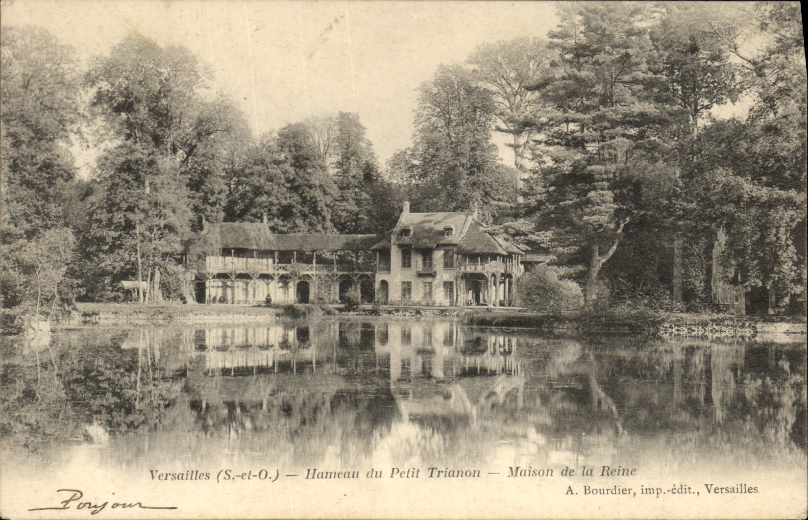 CPA Versailles Hameau du Petit Trianon Maison de la reine