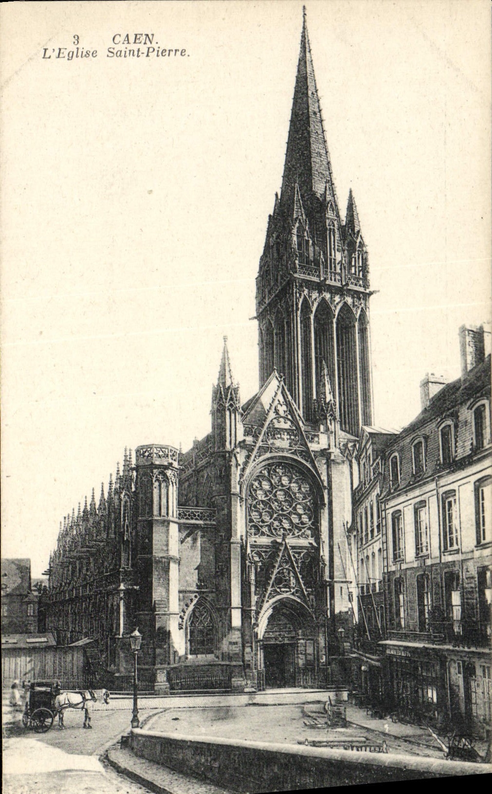 CPA Reims L'Eglise Saint Pierre