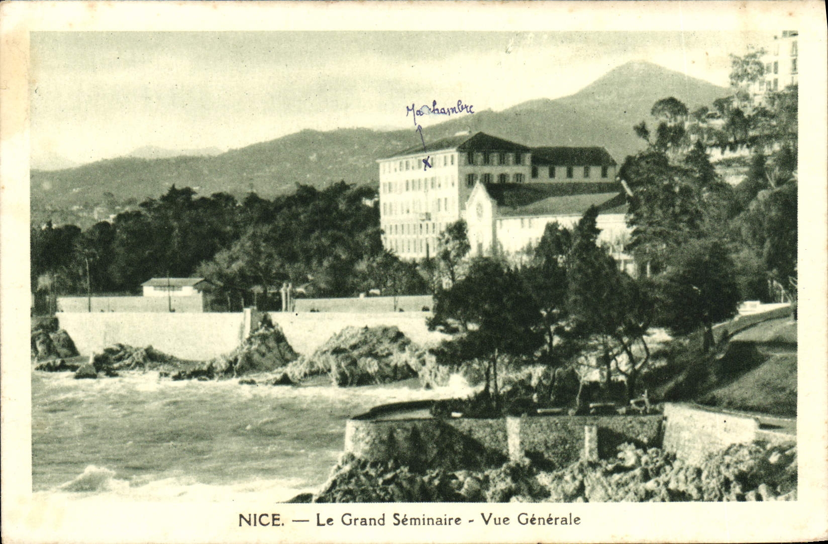 CPA Nice Le Grand Seminaire Vue Generale