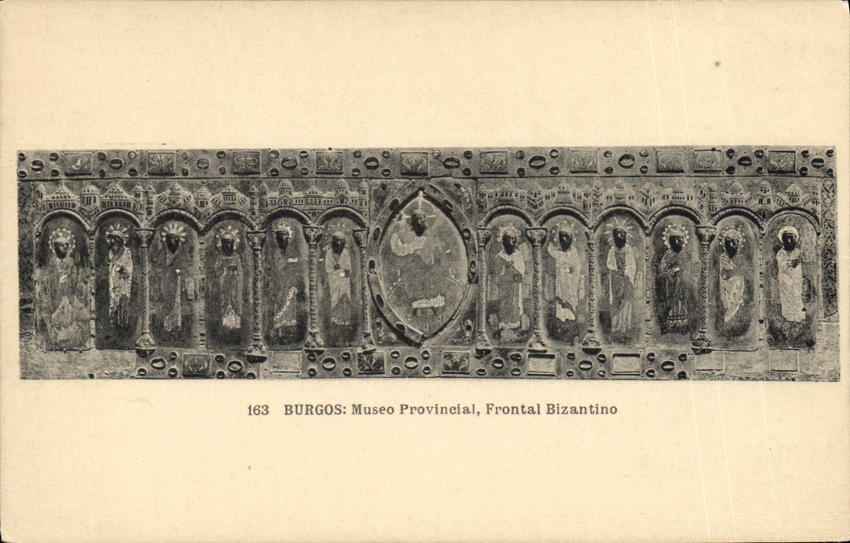 CPA Burgos Museo Provincial Frontal Bizantino
