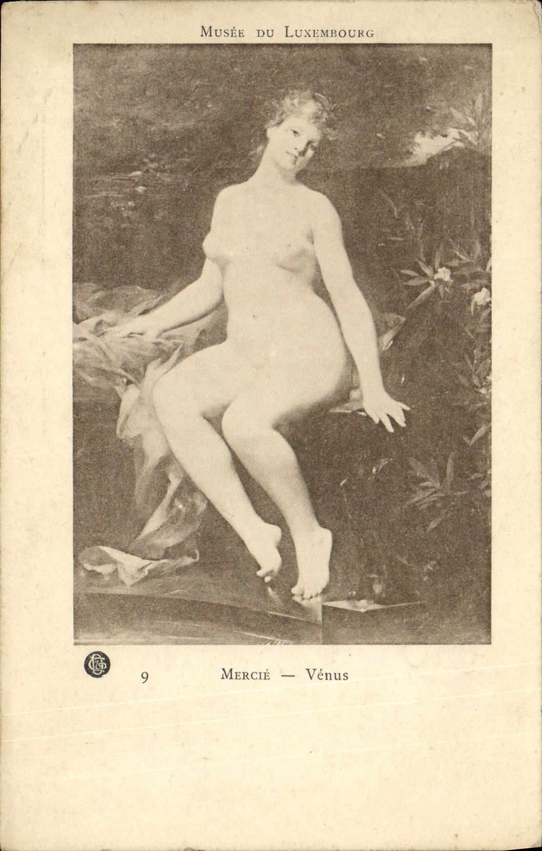 VINTAGE POSTCARD Mercie Come Museum from Luxembourg