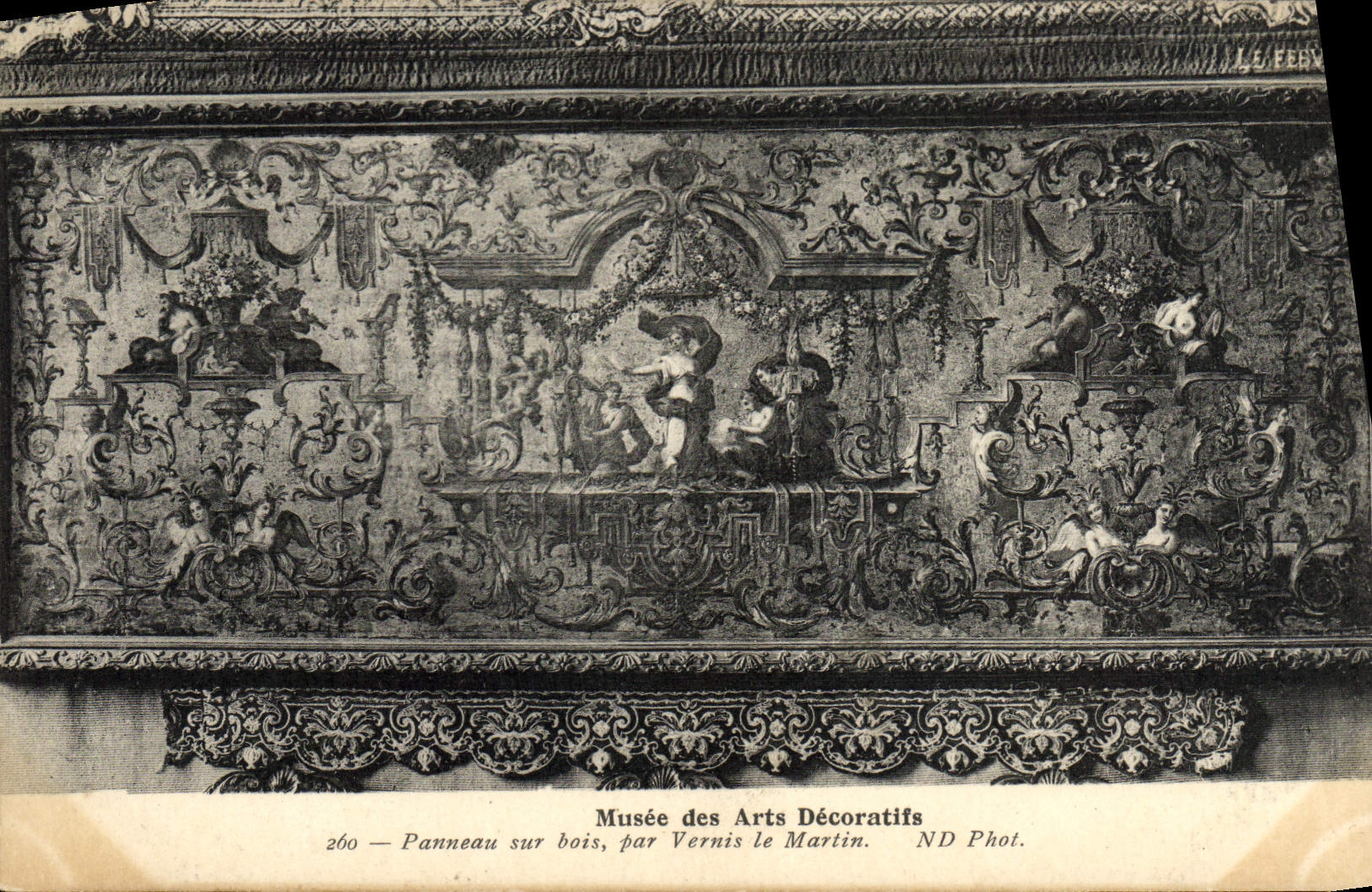 CPA Musee Des Arts Decoratifs Panneau sur bois Vernis le AMrtin